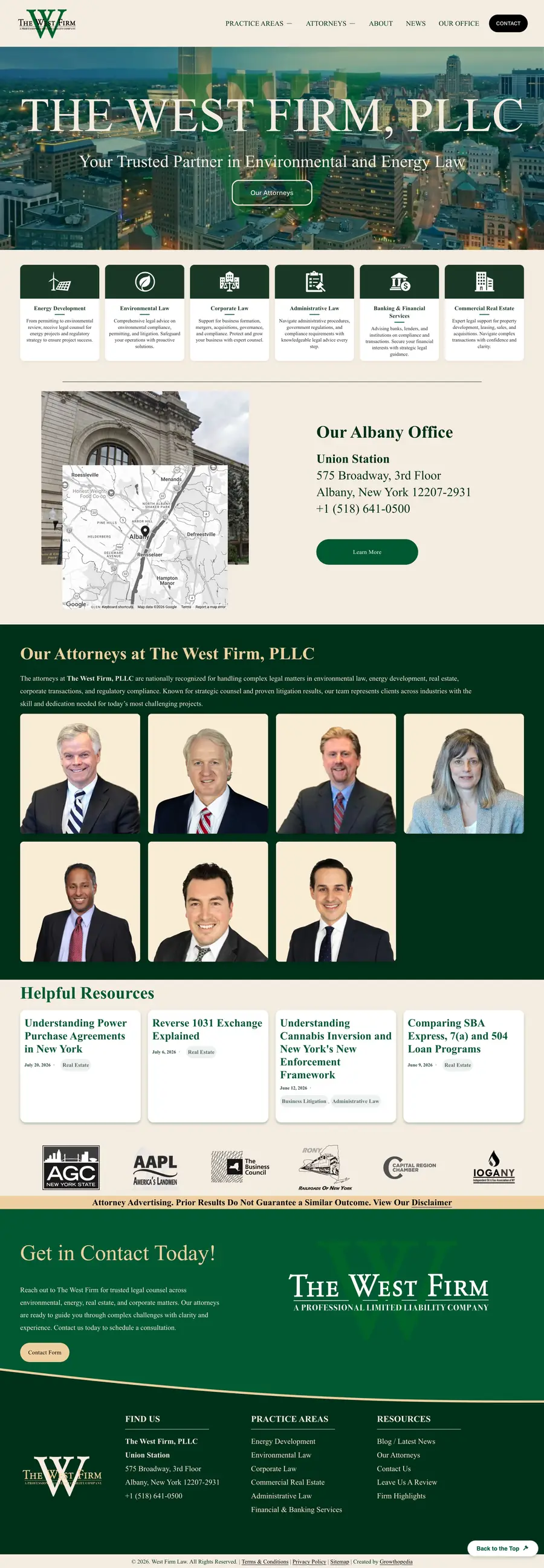 The West Firm, PLLC website